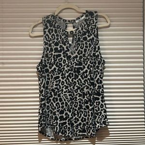 Red Haute sleeveless top